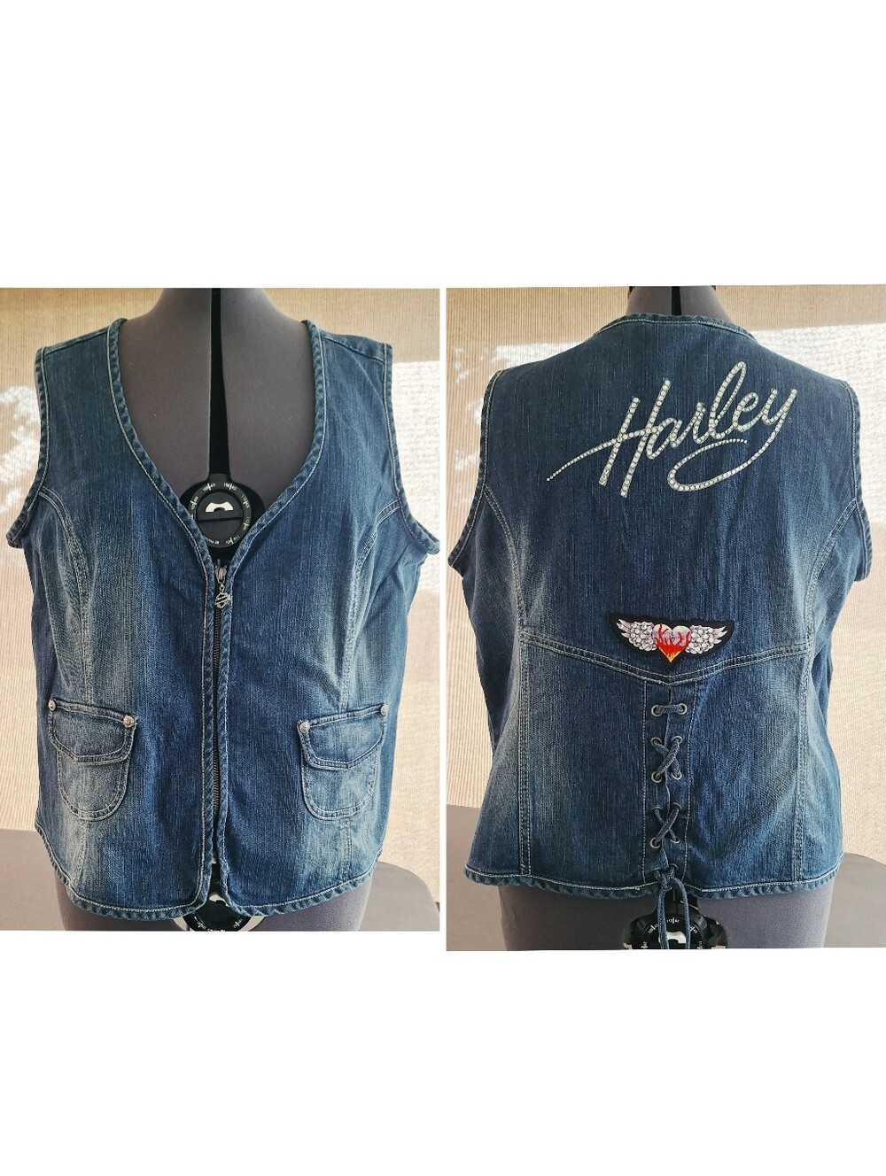 Harley Davidson Denim Vest